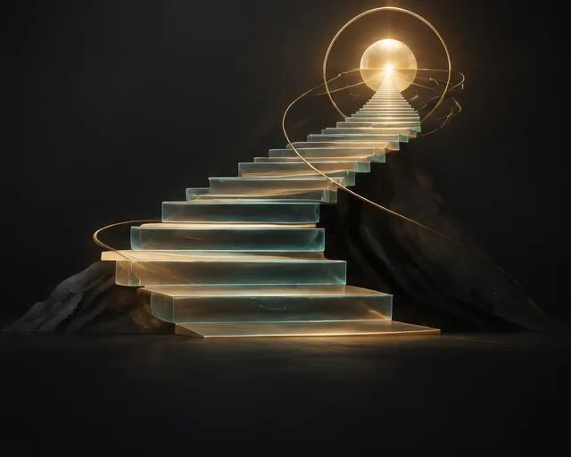 Abstract illustration: Achieving a professional goal